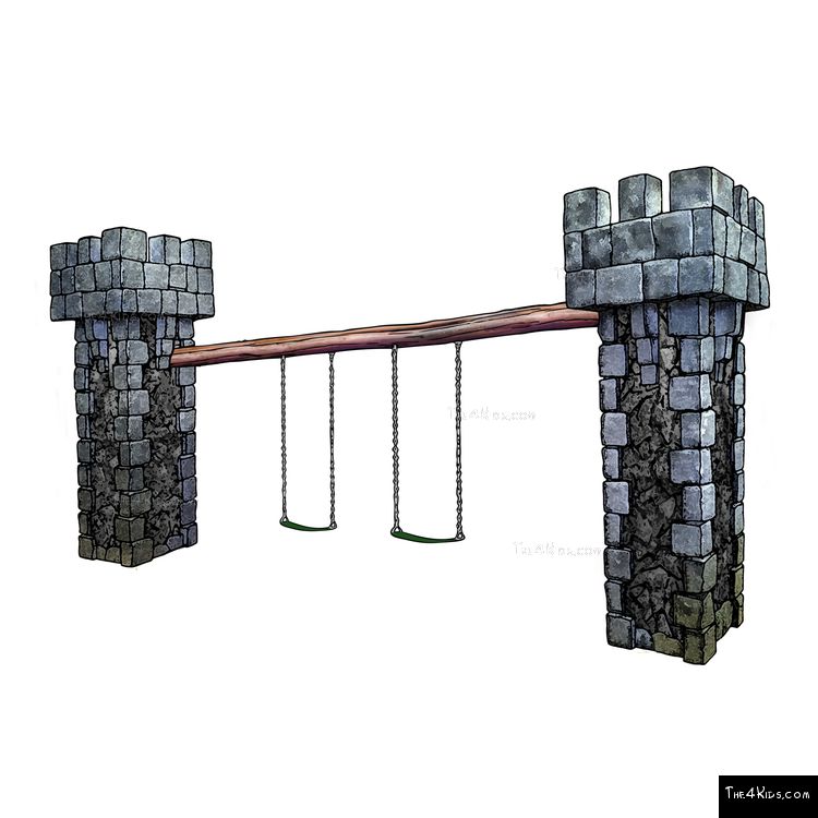 Image of Castle Swing Set