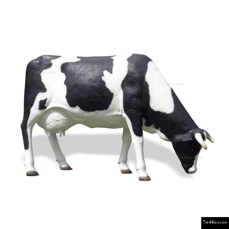 Image of Cow Grazing Sculpture