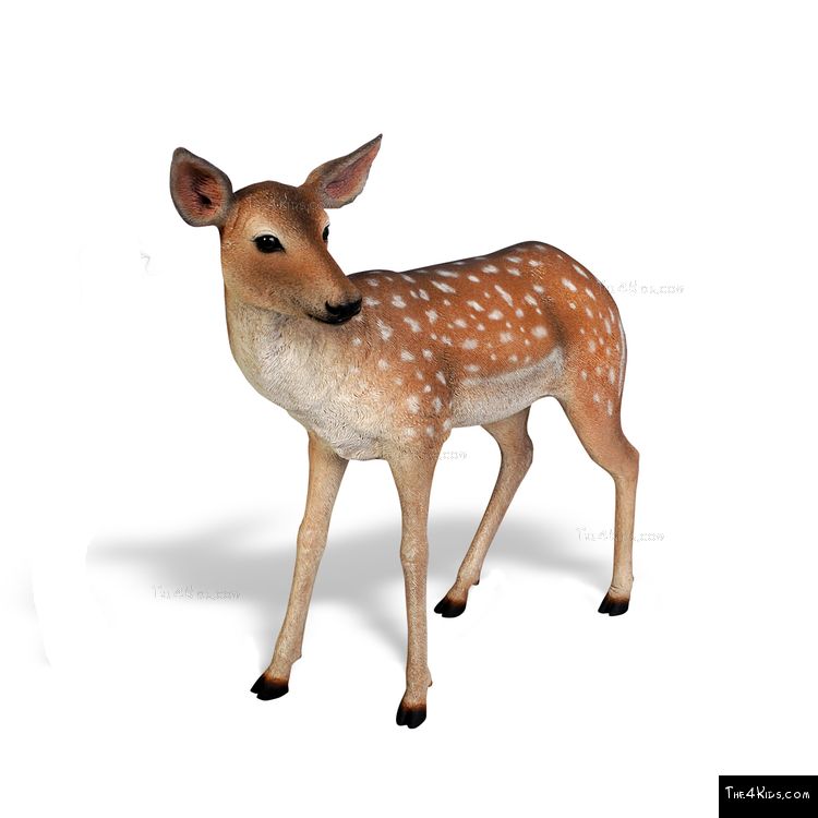 Image of Deer Fawn Sculpture