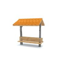 Bridger Double Covered Bench