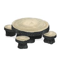 Woodland Table and Stool Set