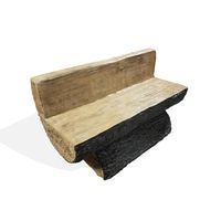 Log Bench w/Back