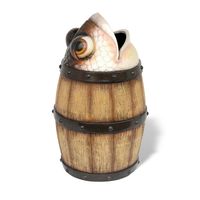 Fish Barrel Trash Bin