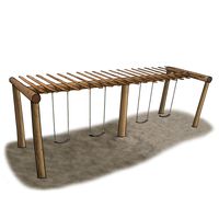 Large Pergola Swing Set