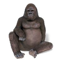 Sitting Gorilla Sculpture