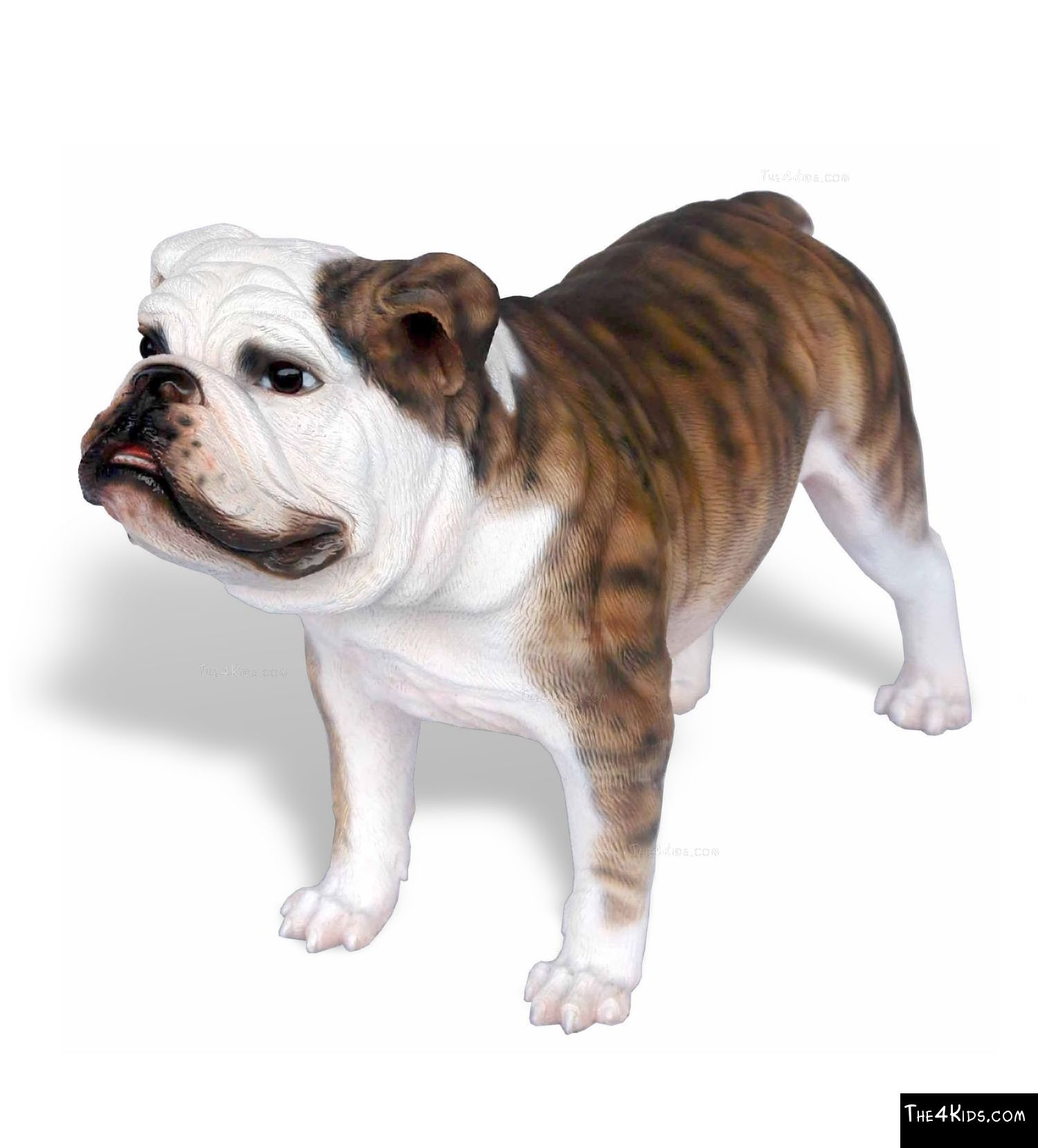 brindle bulldog stuffed animal