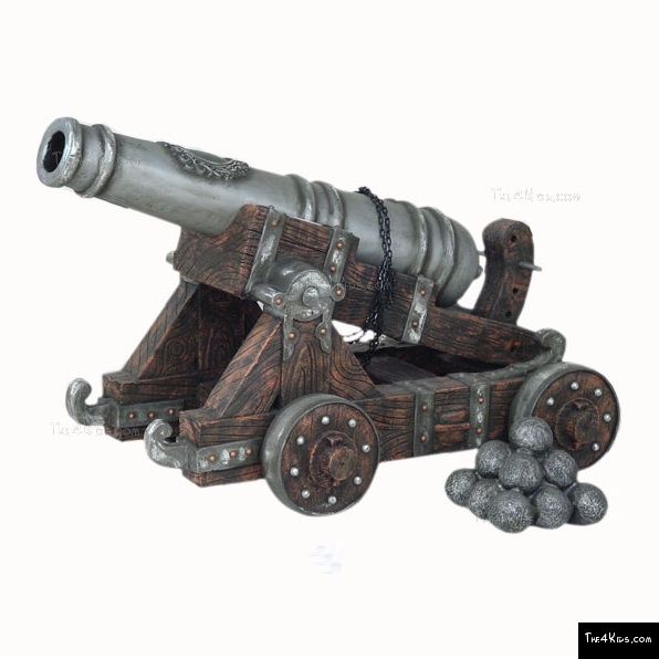 Cannon with Cannon Balls - The 4 Kids