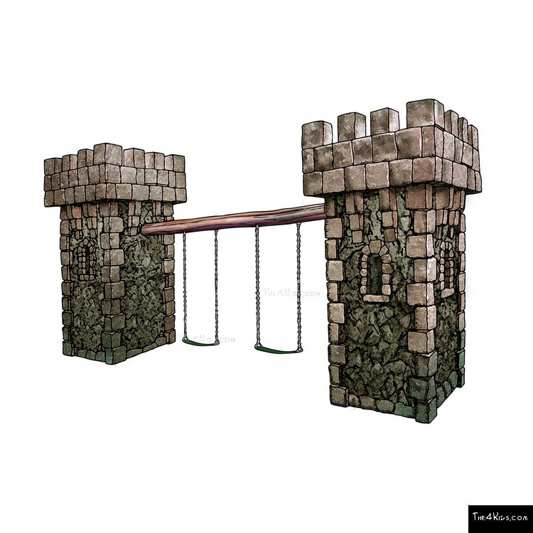 Image of Medieval Tower Swing Set