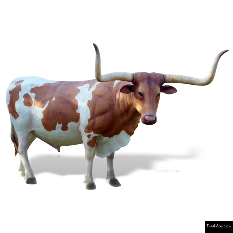 Image of Texas Longhorn Steer Sculpture