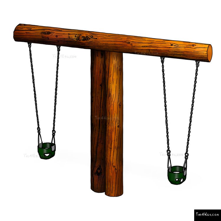 Image of Single Post Swing Set
