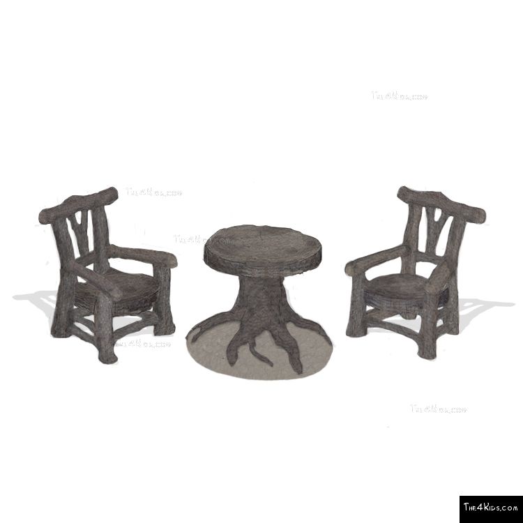 Image of Woodland Table and Chair set
