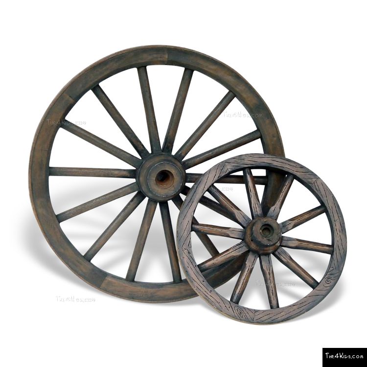 Image of Wagon Wheel Bench