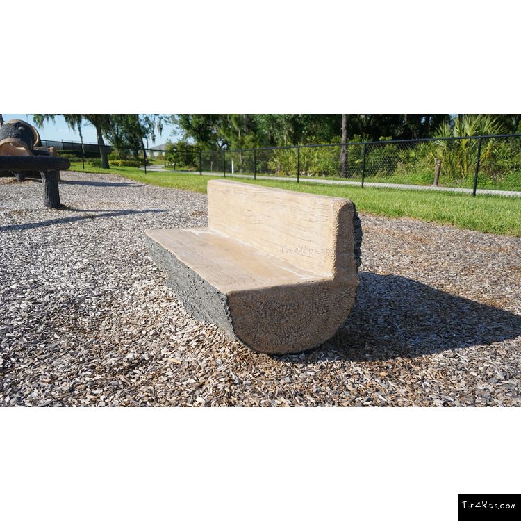 Image of Log Bench w/Back