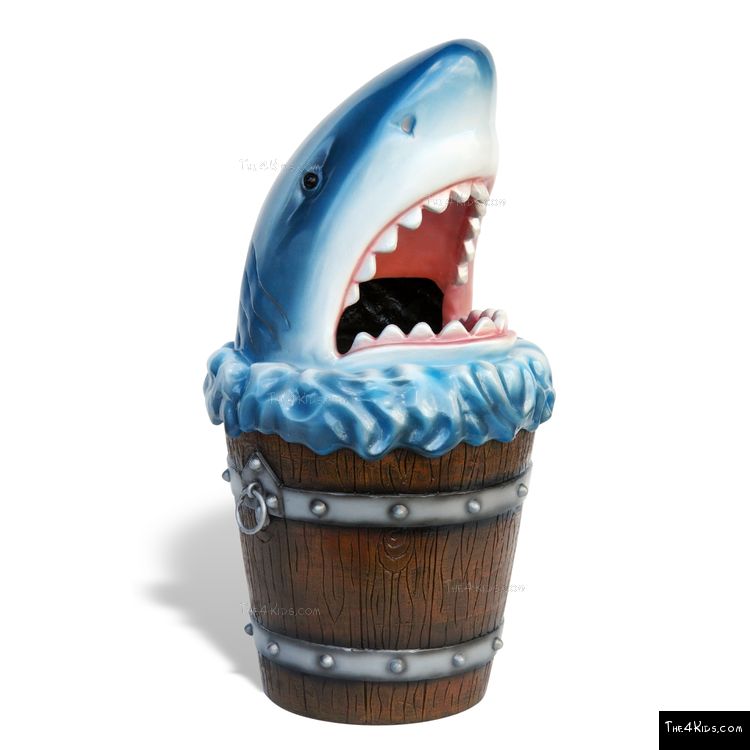Image of Shark Head Trash Bin