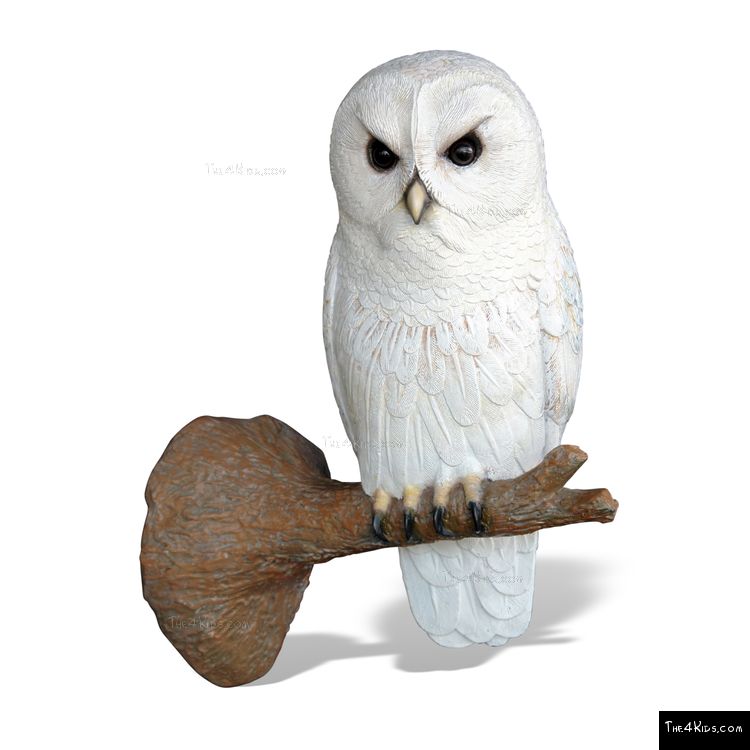 Image of Perched Owl Sculpture