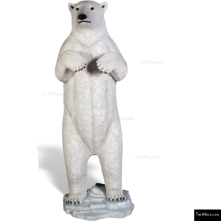 Image of Polar Bear on Rock