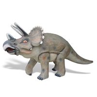 Walking Triceratops Sculpture