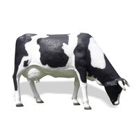 Cow Grazing Sculpture