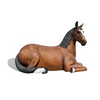 Thumbnail for Resting Horse Sculpture