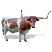 Texas Longhorn Steer Sculpture