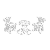 Thumbnail of Woodland Table and Chair set