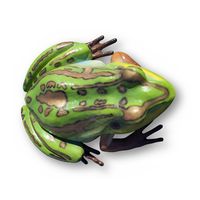 Thumbnail of Colorful Frog Play Sculpture